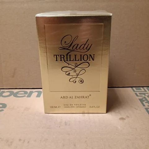BOXED AND SEALED LADY TRILLION ARD AL ZAHRAT 100ML EAU DE TOILETTE