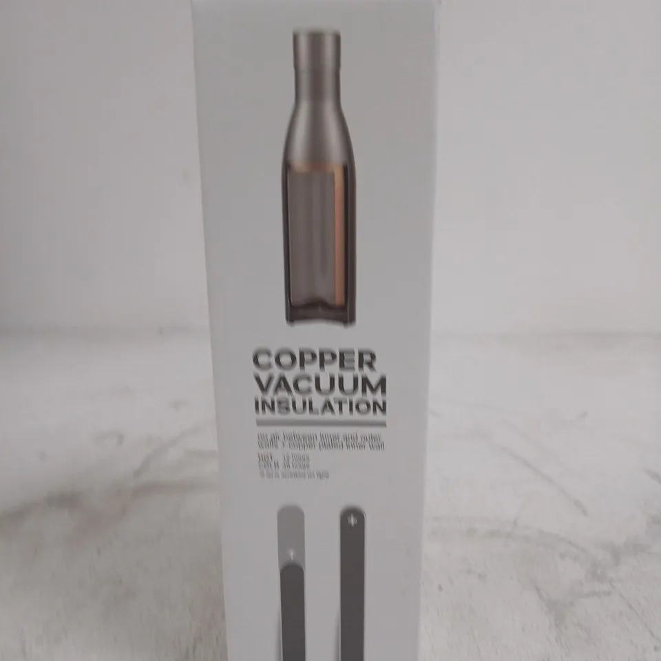 COPPER VACUUM INSULATED BOTTLE – BOXED 