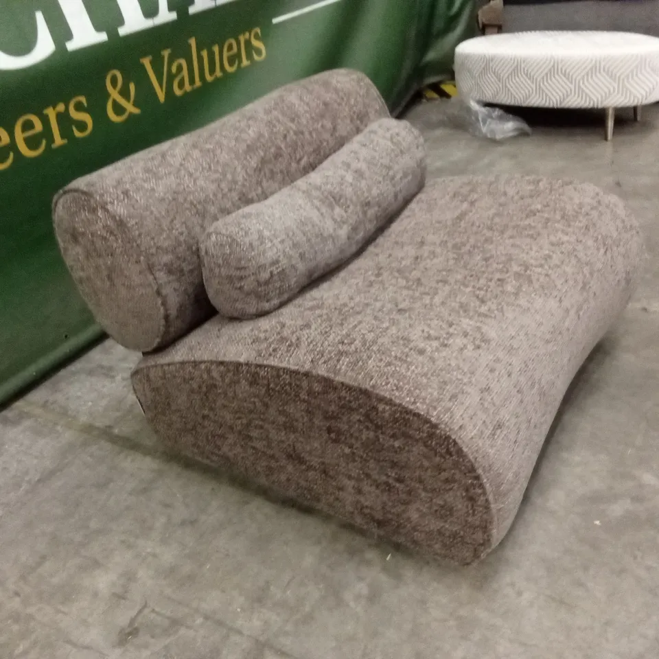 DANETTI SOFIA MOCHA FABRIC ACCENT CHAIR RRP £649