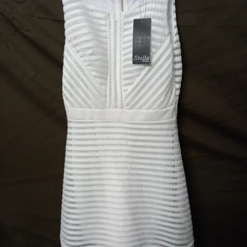 STELLA MORGAN WHITE DRESS - 10