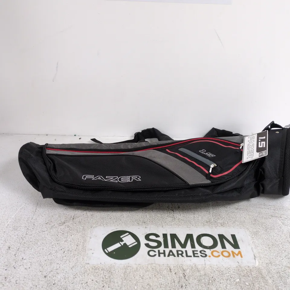 FAZER 1.5 GOLF CARRY BAG BLACK/RED