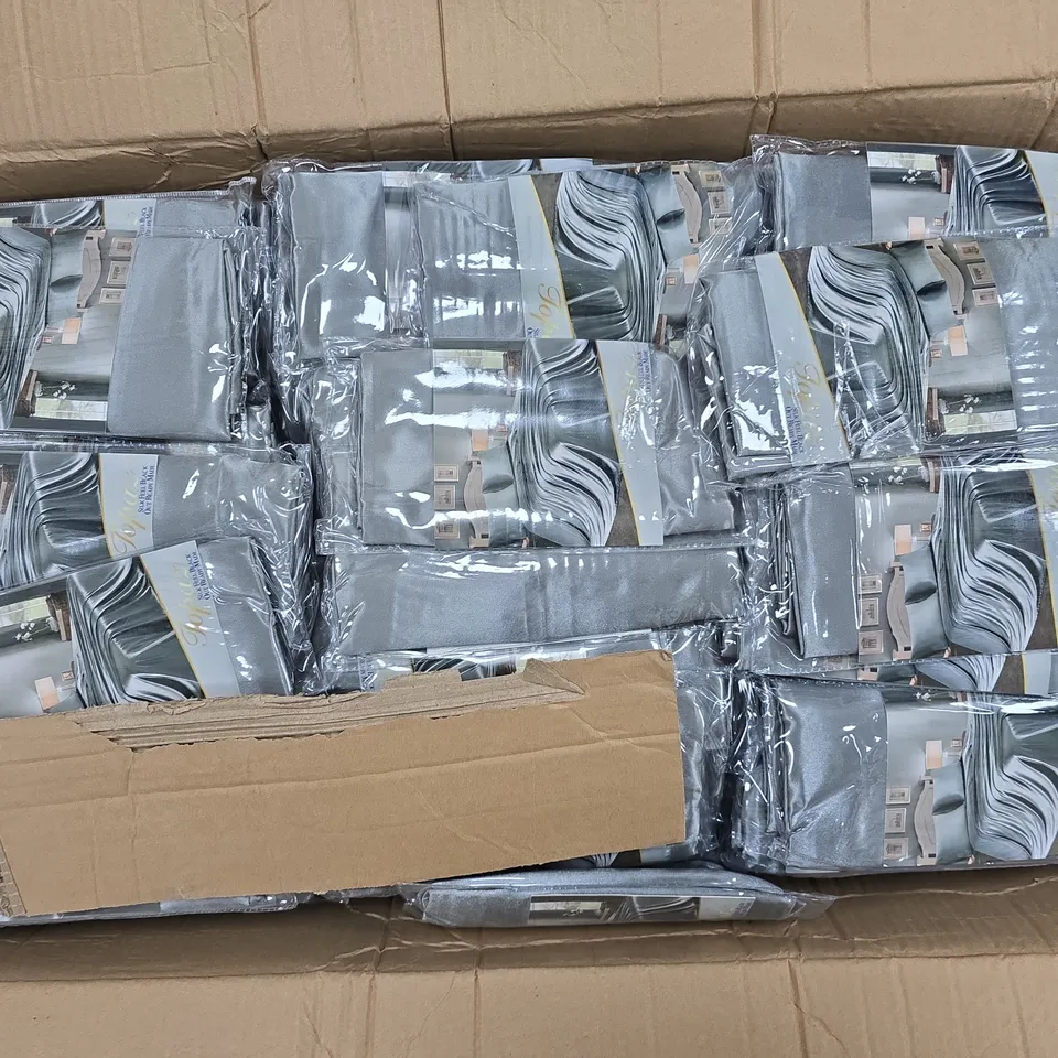 APPROXIMATELY 70 ASSORTED GREY PILLOW CASE PAIRS - COLLECTION ONLY