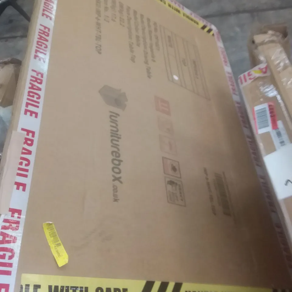 CHOWCHILLA 6 DINING TABLE WHITE (1 OF 3 BOXES)