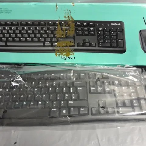 LOGITECH MK120 USB KEYBOARD AND MOUSE COMBO