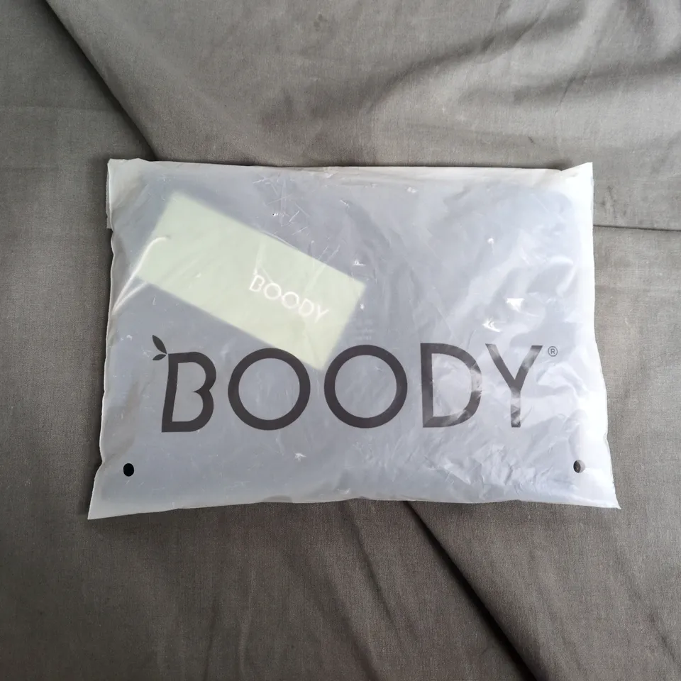 BOODY MEN'S LONG SLEEVE CREW NECK T-SHIRT – BLACK, UK SIZE M