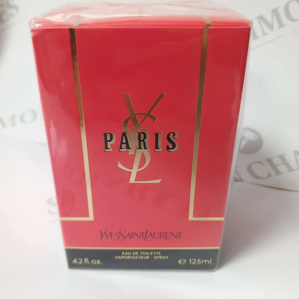 BOXED AND SEALED YVES SAINT LAURENT PARIS EAU DE TOILETTE 125ML 