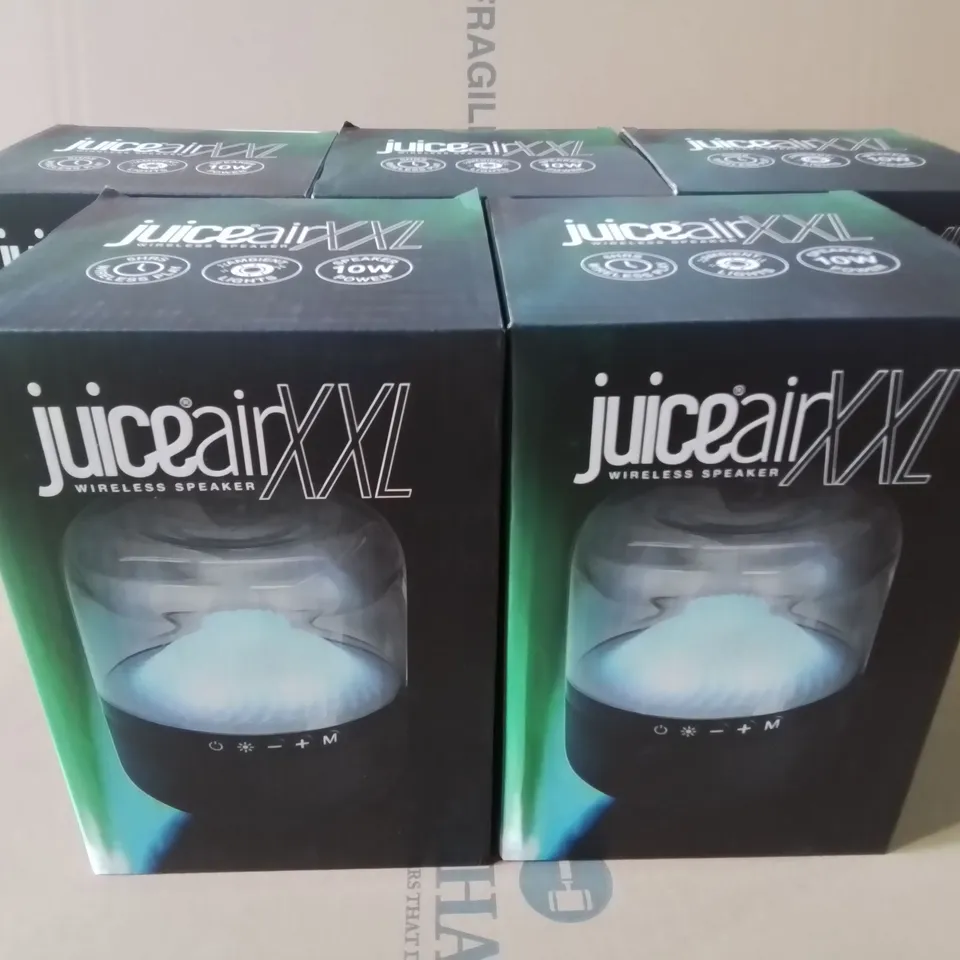LOT OF 5 BRAND NEW JUICEAIR XXL WIRELESS SPEAKERS