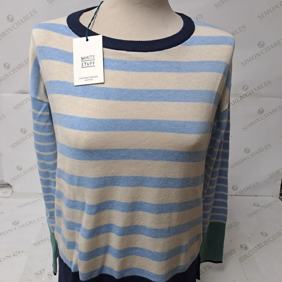 WHITE STUFF OLIVE JUMPER - UK 10