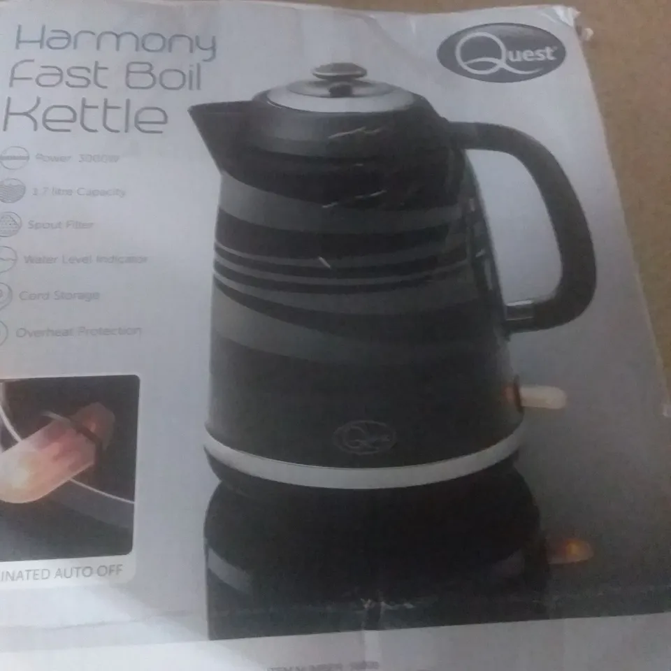 HARMONY 1.7L FAST BOIL KETTLE BLACK