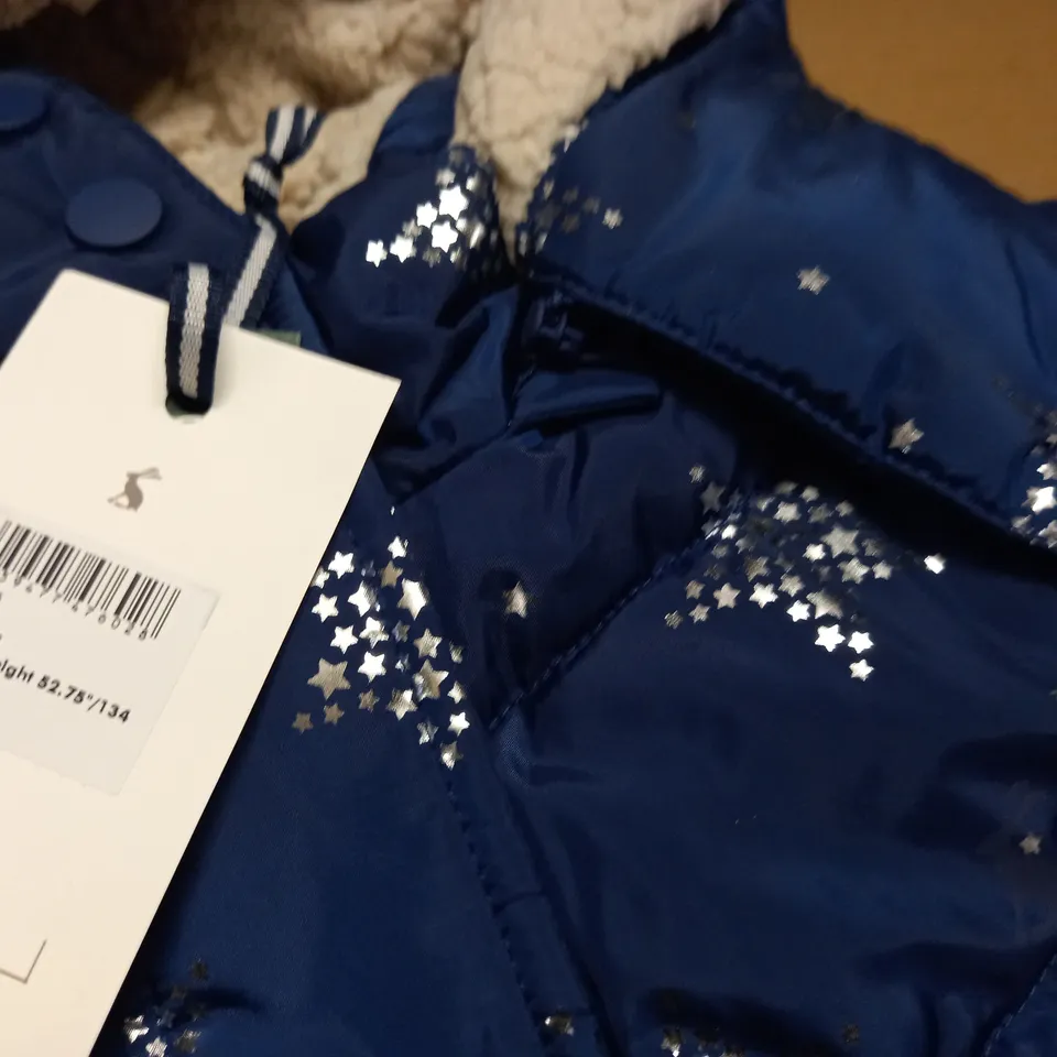 JOULES WREM STARYSTAR NAVY COAT - AGE 9YEARS