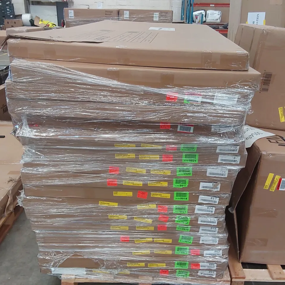 PALLET CONTAINING APPROXIMATELY 16 GARDEN TABLE TOPS 