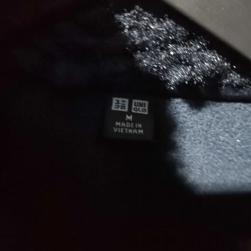 UNIQLO WOMEN'S NAVY FLEECE FULL-ZIP JACKET – SIZE M