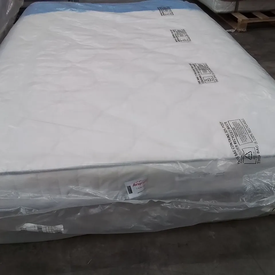 QUALITY BAGGED DOUBLE 135cm AIRSPRUNG LUXURY QUILTED MEDIUM MATTRESS RRP £229