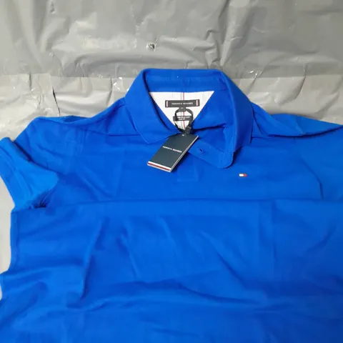 TOMMY HILFIGER 1985 SLIM FIT POLO SHIRT - BLUE - XL