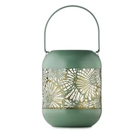 GARDEN STORIES RUSTIC METAL FLORAL LANTERNS