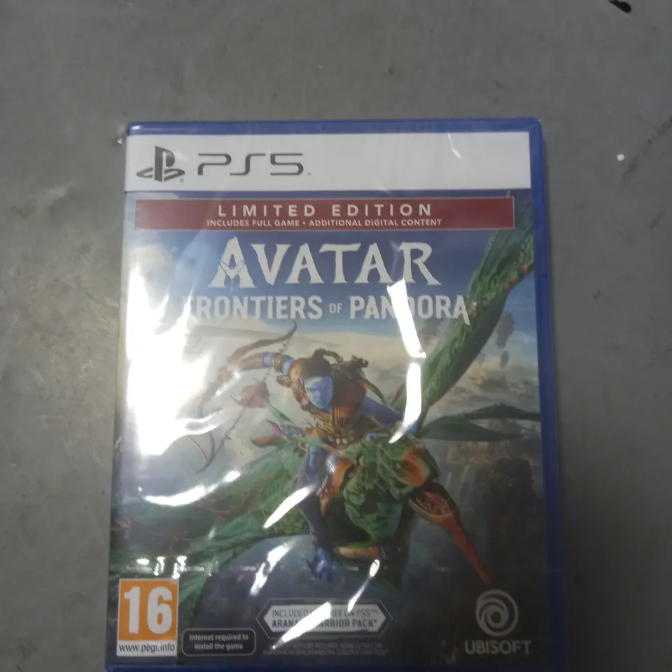 SEALED AVATAR FRONTIERS OF PANDORA GAME FOR PS5