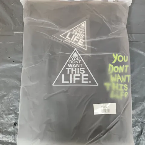 YDWTL YELLOW PAINTER HOODIE – M