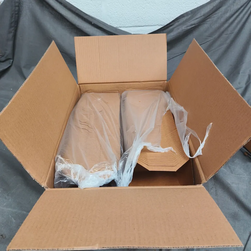 BOX OF APPROXIMATELY 80 CARDBOARD FOOD STORAGE CARTONS
