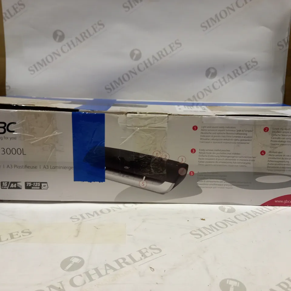 GBC FUSION 3000L A3 LAMINATOR