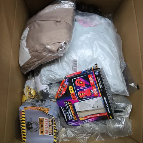 LARGE BOX OF ASSORTED TOYS AND GAMES