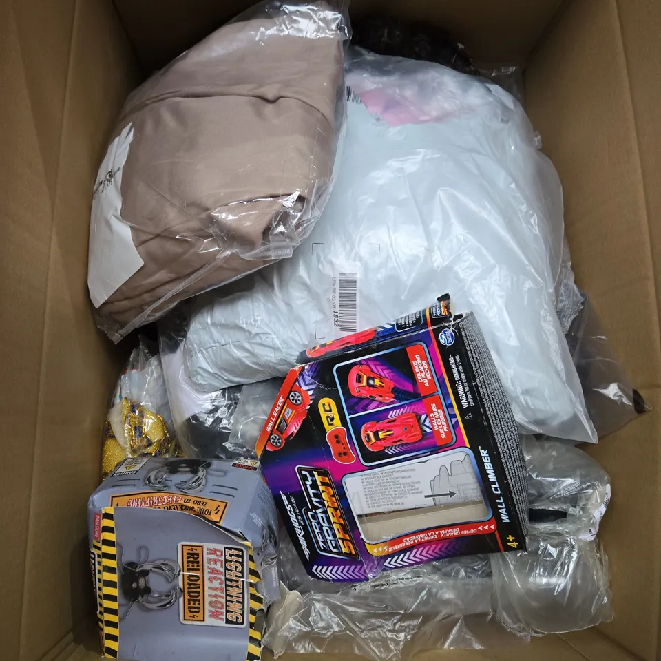 LARGE BOX OF ASSORTED TOYS AND GAMES