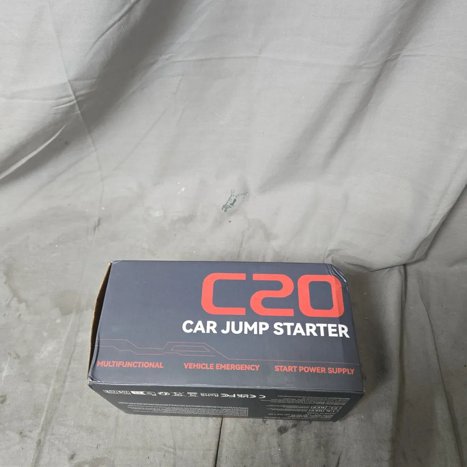 C20 CAR JUMP STARTER – MULTIFUNCTIONAL EMERGENCY VEHICLE POWER SUPPLY