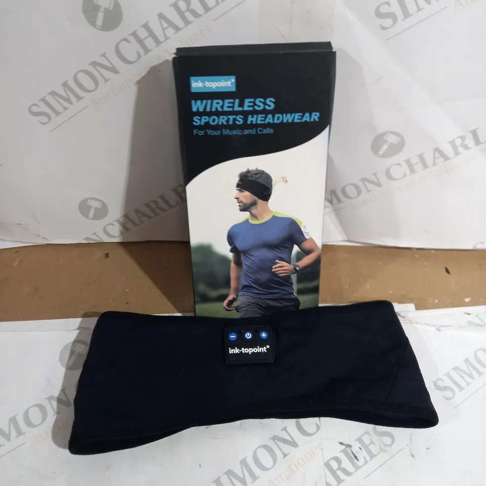 BOXED INK-TOPOINT WIRELESS SPORTS HEADWEAR HEADPHONES 