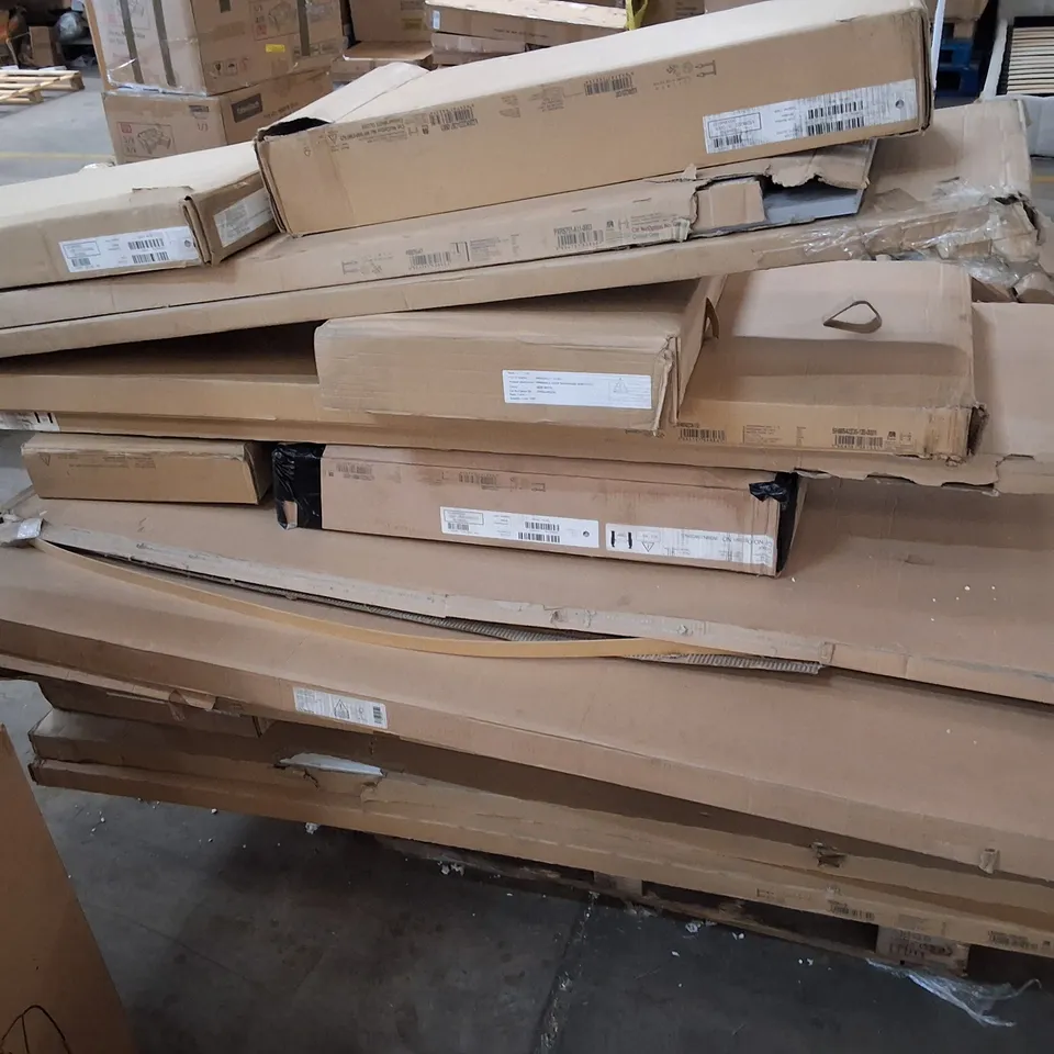 PALLET CONTAINING ASSORTED INCOMPLETE FLATPACK FURNITURE PARTS