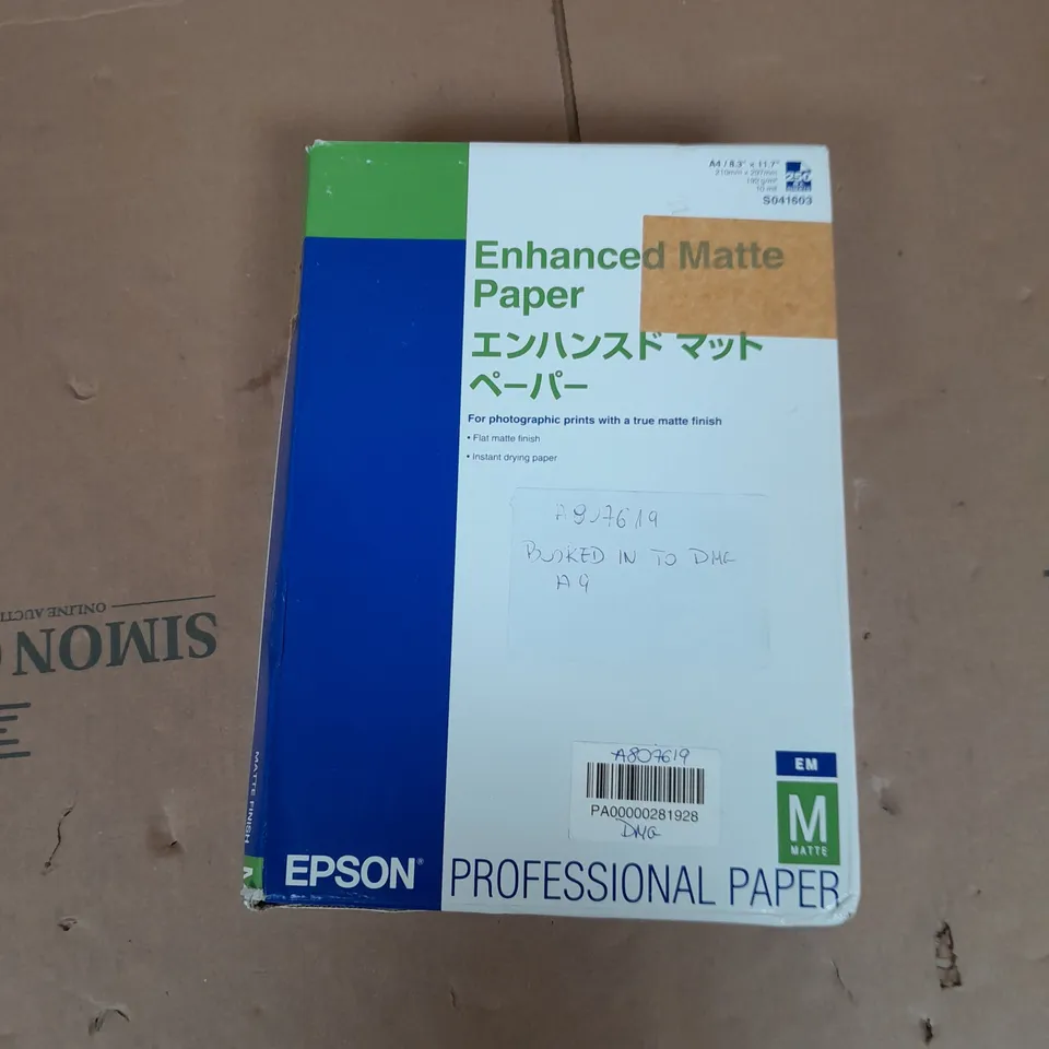 EPSON 250 ENHANCED MATTE PAPER 