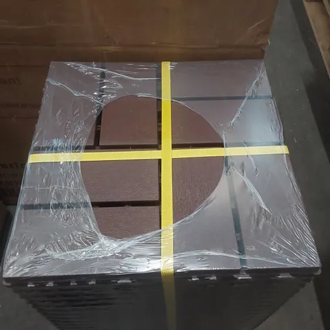 BOX OF APPROXIMATELY 44 INTERLOCKING DECK TILES