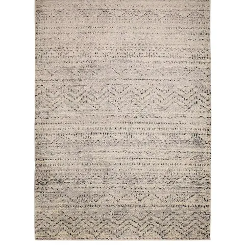 FREYA PATTERNED GREY RUG (120x170cm) - COLLECTION ONLY