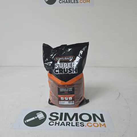 SONUBAITS SUPER CRUSH MEGA CARP METHOD MIX GROUNDBAIT – RED - 
