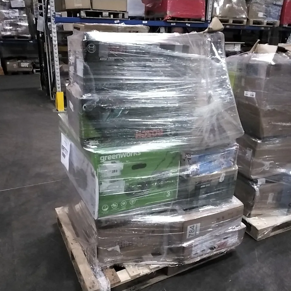 PALLET OF APPROXIMATELY 11 UNPROCESSED RAW RETURN HOUSEHOLD AND ELECTRICAL GOODS TO INCLUDE;