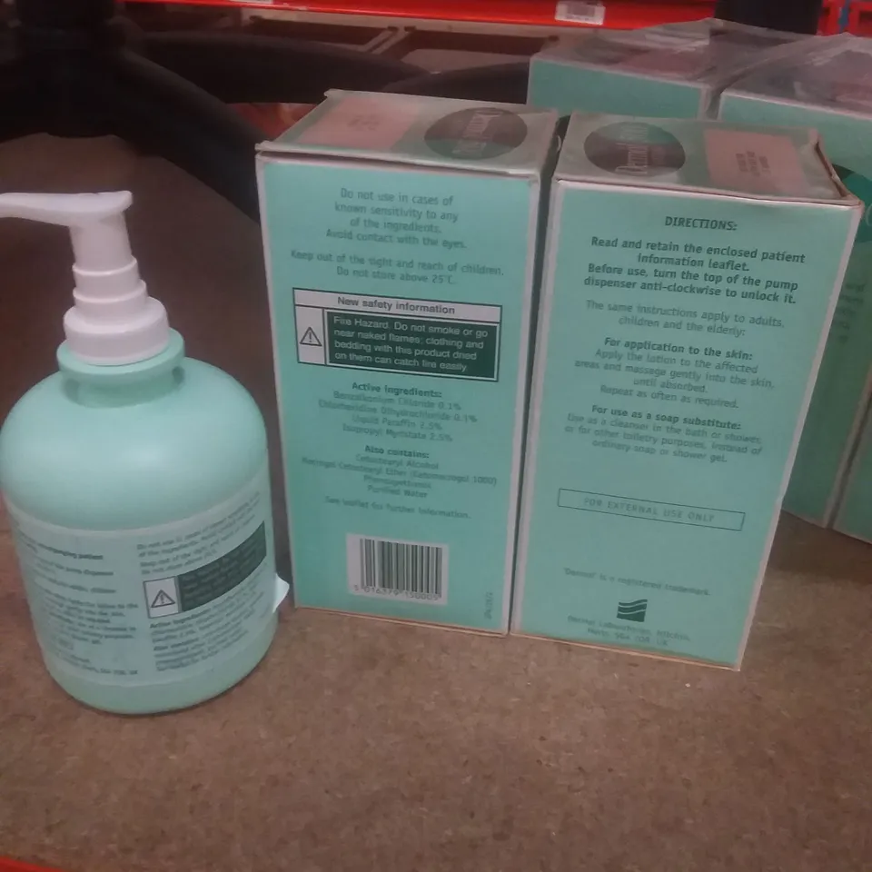 X10 BOXED DERMOL 500ML LOTION 