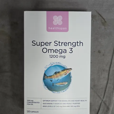 HEALTHSPAN SUPER STRENGTH OMEGA-3 1200 MG – 120 CAPSULES