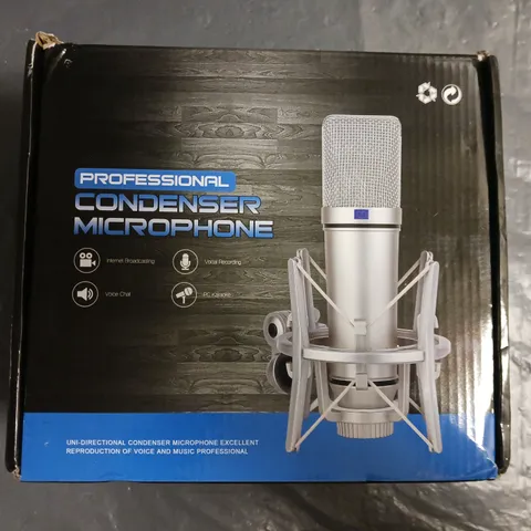 BOXED UNBRANDED PROFESSIONAL CONDENSER MICROPHONE