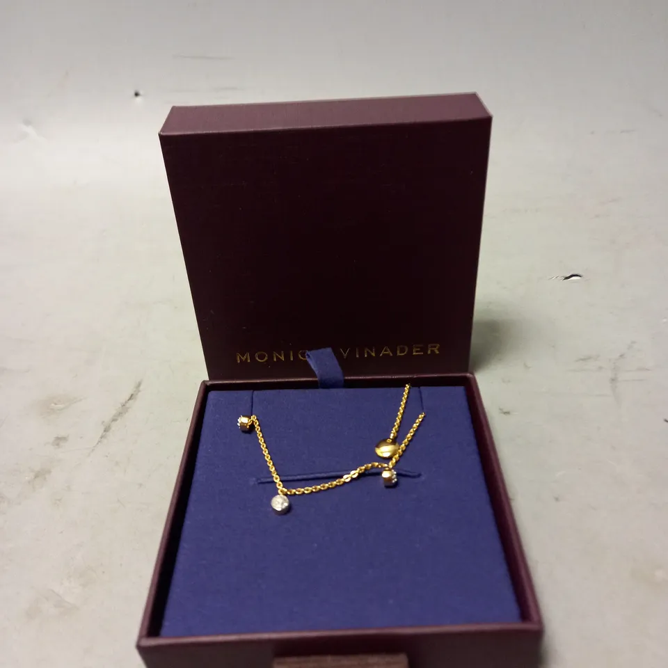 BOXED MONICA VINADER MINI GEM CHOKER NECKLACE 38-43CM/15-17'