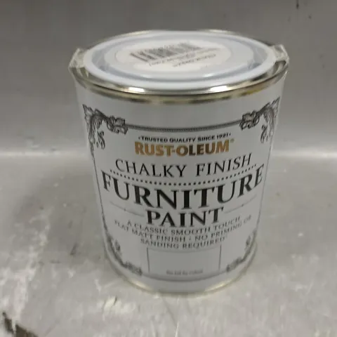 RUST-OLEUM CHALKY FINISH FURNITURE PAINT CHALK GREEN - COLLECTION ONLY