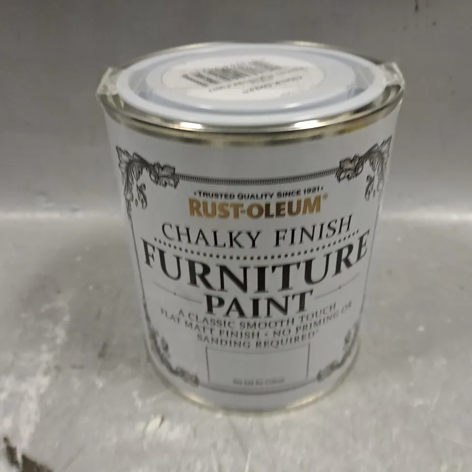 RUST-OLEUM CHALKY FINISH FURNITURE PAINT CHALK GREEN - COLLECTION ONLY