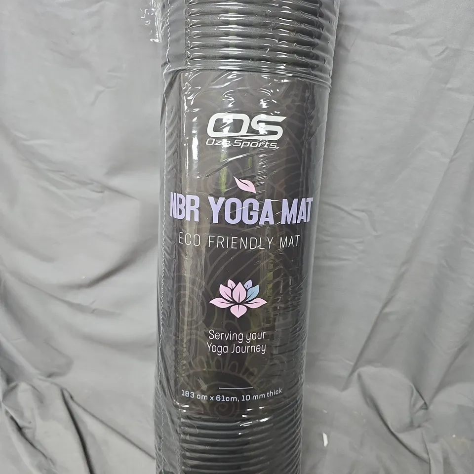 NBR YOGA MAT – ECO FRIENDLY (183 CM X 61 CM, 10 MM)