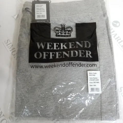 WEEKEND OFFENDER ACTION CLASSIC SHORTS IN GREY - XXL