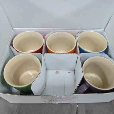 LE CREUSET CAPPUCCINO MUG SET - X5