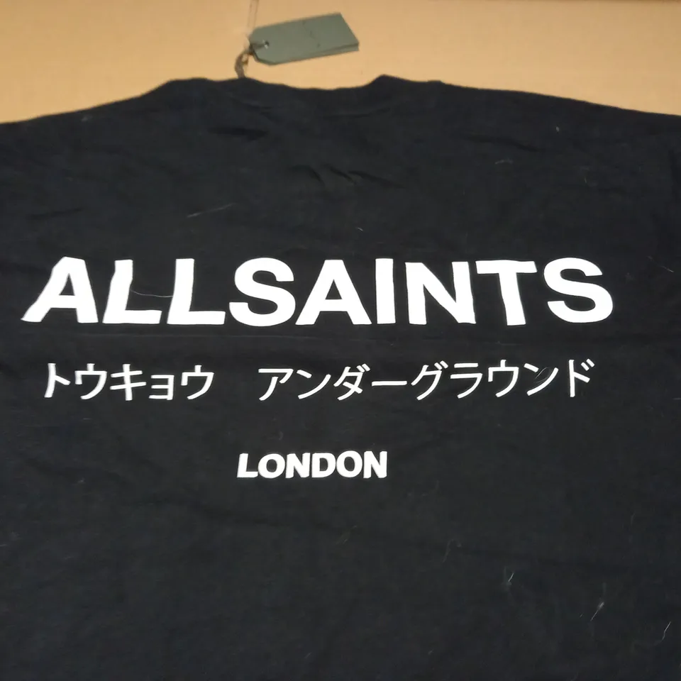 ALL SAINTS UNDERGROUND SS CREW T-SHIRT - XL
