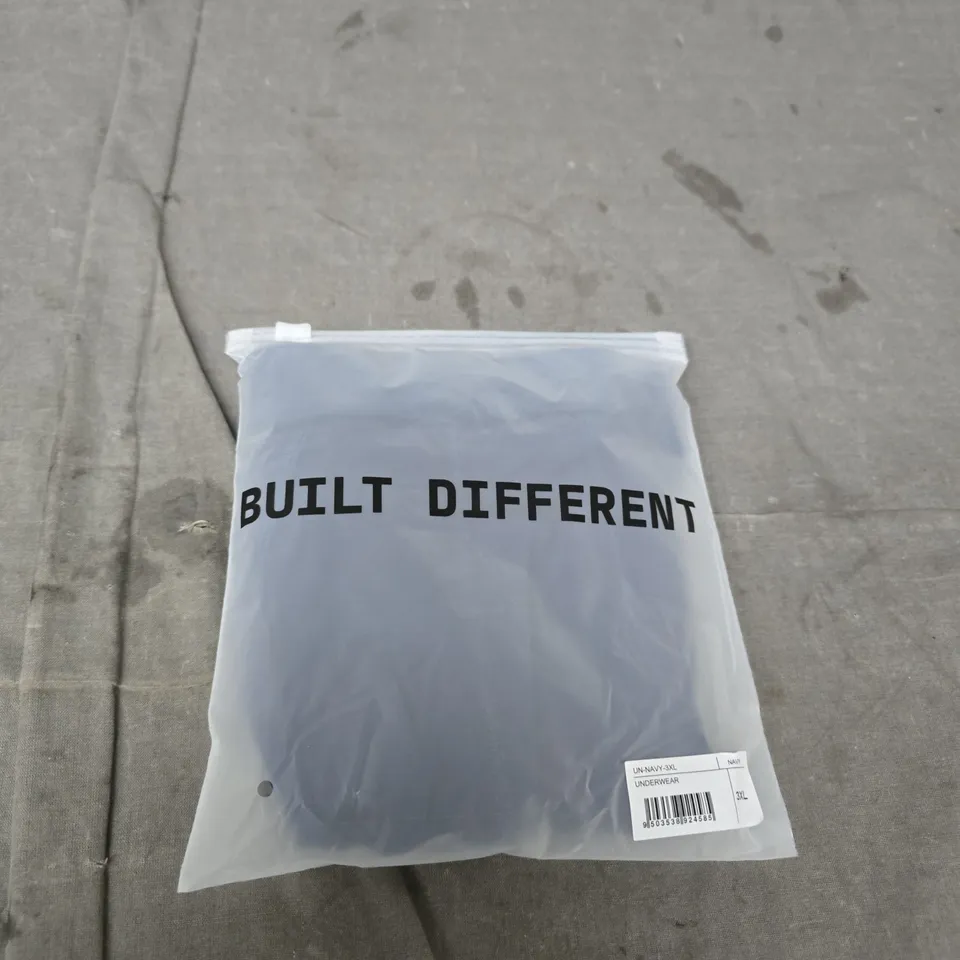UNDERWEAR – NAVY, 3XL, BUILT DIFFERENT