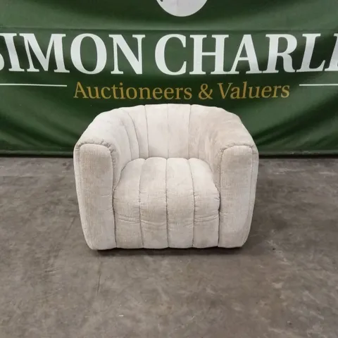 QUALITY DESIGNER FABRIC 360° SWIVEL ARMCHAIR