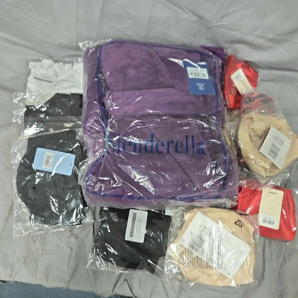 APPROXIMATELY 20 ASSORTED CLOTHING ITEMS IN VARIOUS COLOURS, SIZES, AND STYLES TO INCLUDE BRANDS SUCH AS SLENDERELLA, BERLEI, WHAT KATIE DID, ETC