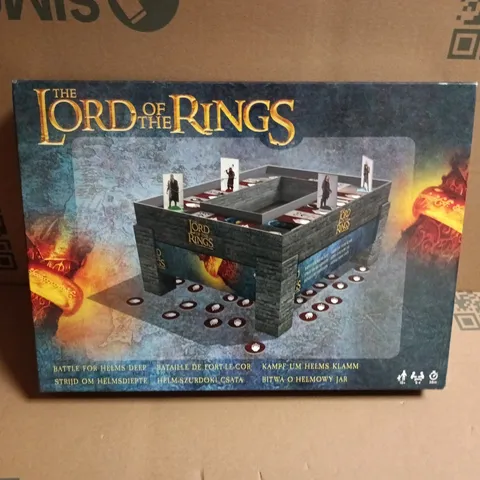 THE LORD OF THE RINGS BATTLE FOR HELM'S DEEP BOARD GAME – BOXED
