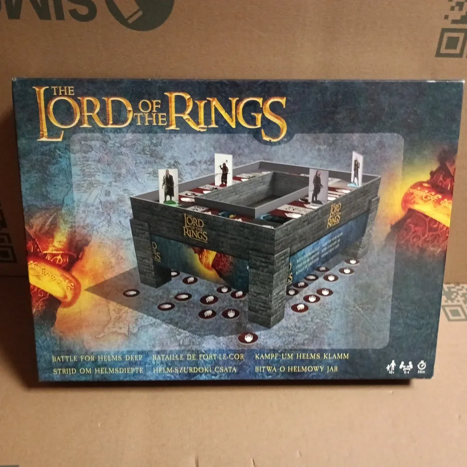 THE LORD OF THE RINGS BATTLE FOR HELM'S DEEP BOARD GAME – BOXED