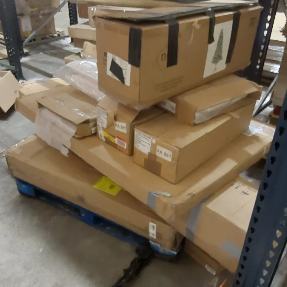 PALLET OF ASSORTED FURNITURE PARTS/CONSUMER PRODUCTS ECT