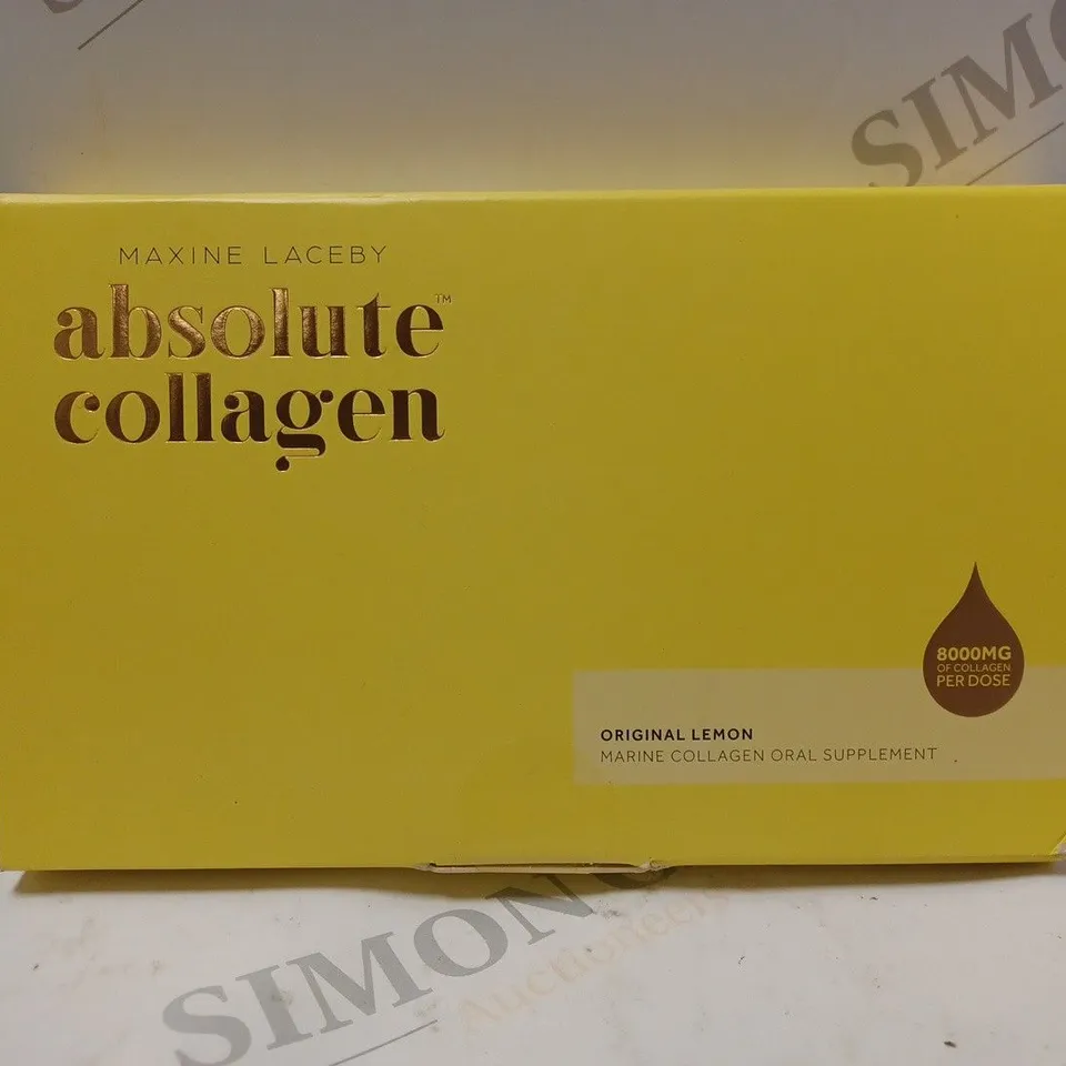 MAXINE LACEBY ABSOLUTE COLLAGEN MARINE COLLAGEN SUPPLEMENT - ORIGINAL LEMON 